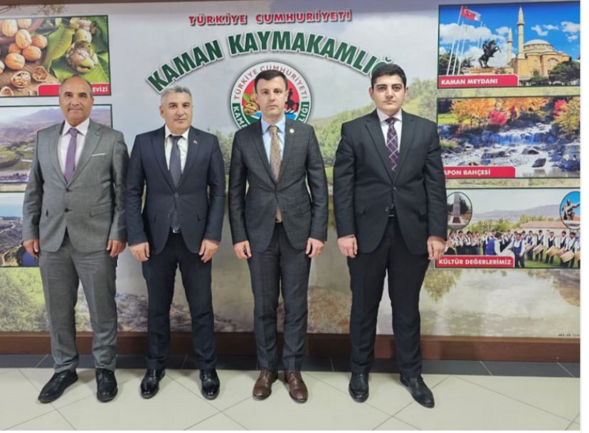 Kırşehir Kaman İlçe Kaymakamlığına Ziyaret Gerçekleştirildi